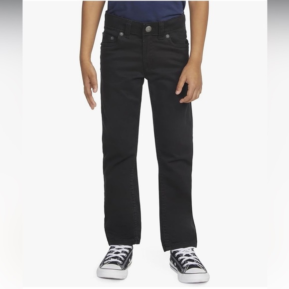 LEVI’S Boys 511 Slim Fit Soft Brushed Black Jeans Pants Size 5 Reg BRAND NEW - Picture 3 of 14